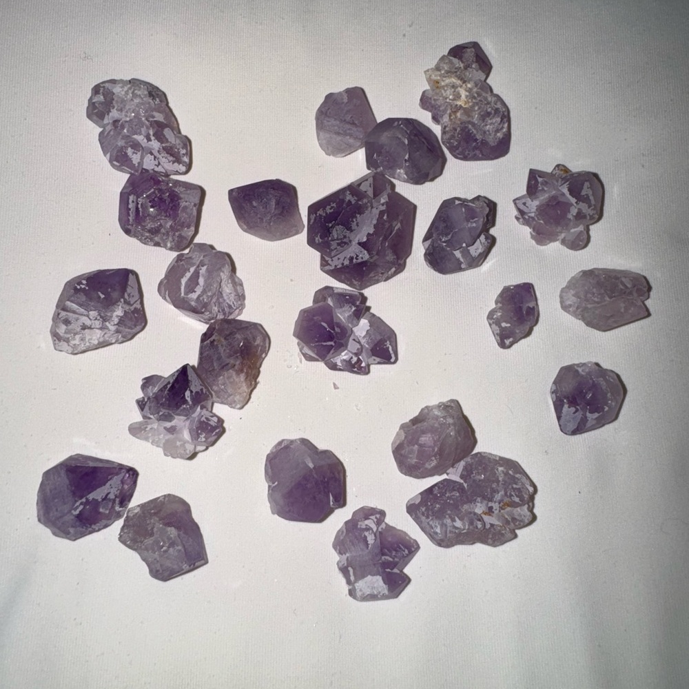Purple Amethyst Flower Clusters